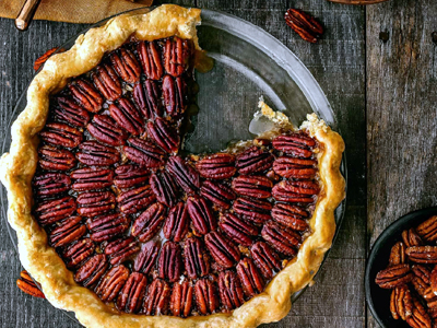 Pecan Pie - Eggless